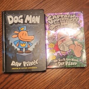 Dog Man and Captain Underpants Books by Dav Pilkey